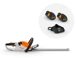SET - Baterijske škarje za živo mejo STIHL HSA 40 + 2x AS2 + AL1