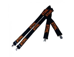 Naramnice STIHL s kovinskimi sponkami - črne