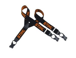 Naramnice STIHL na gumbe - črne
